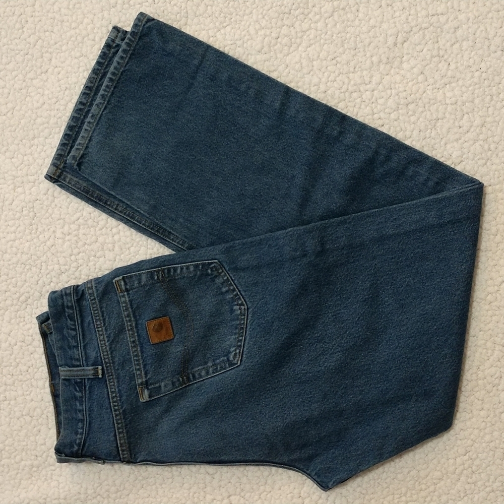 Carhartt Men's Relaxed Jeans - 38 x 34 Dark Blue